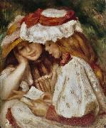 Jeunes Filles lisant Auguste renoir